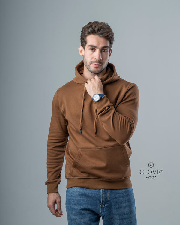Milton Basic Hoodie - Brown