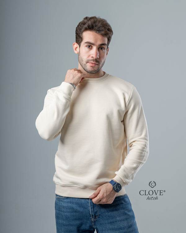 Basic Sweatshirt - Creamy