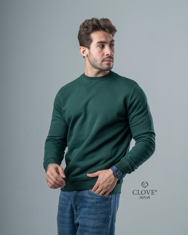 Basic Sweatshirt - Olive