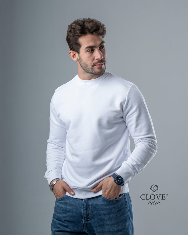 Basic Sweatshirt - White