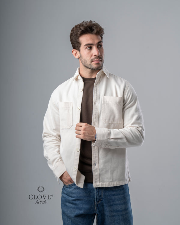 Regular Overshirt - Off White