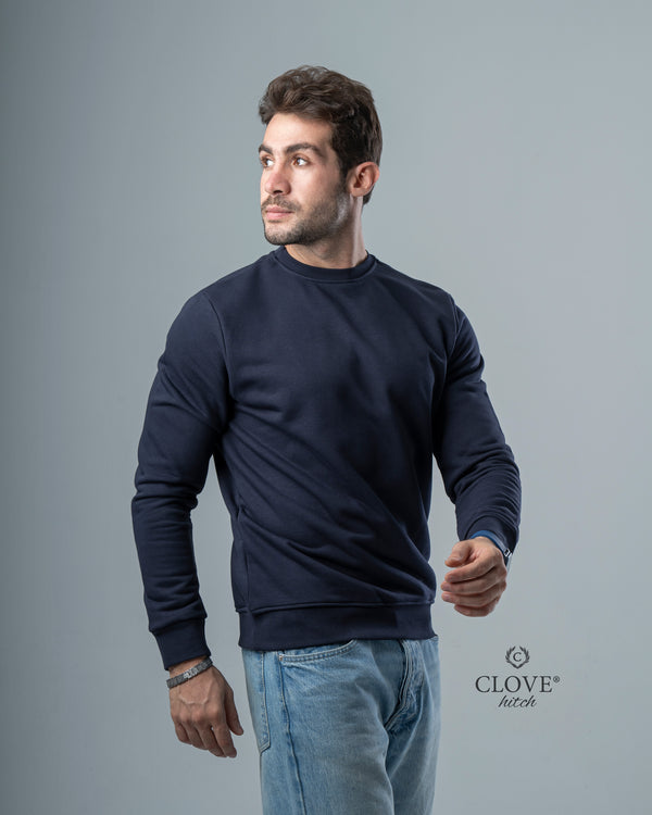 Basic Sweatshirt - Navy