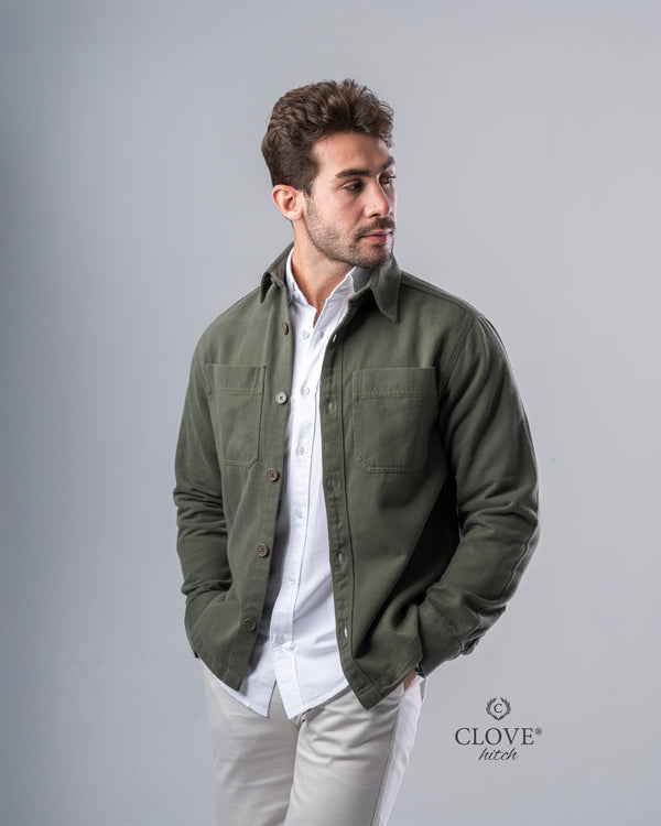 Regular Overshirt - Army Green