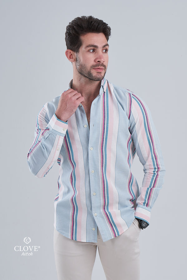 Striped Linen Shirt - Multicolors