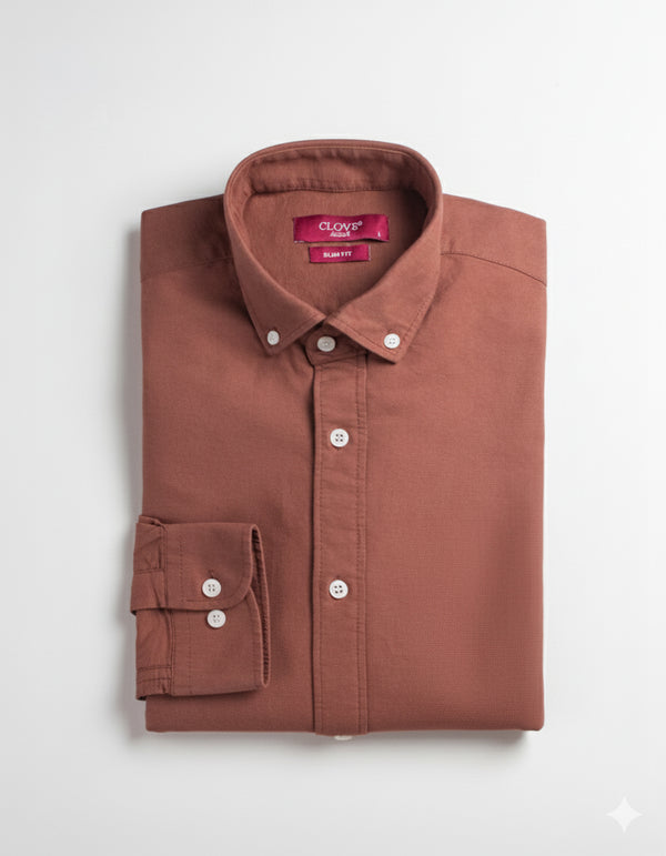 Oxford Cotton Shirt (No Pocket) - Havan