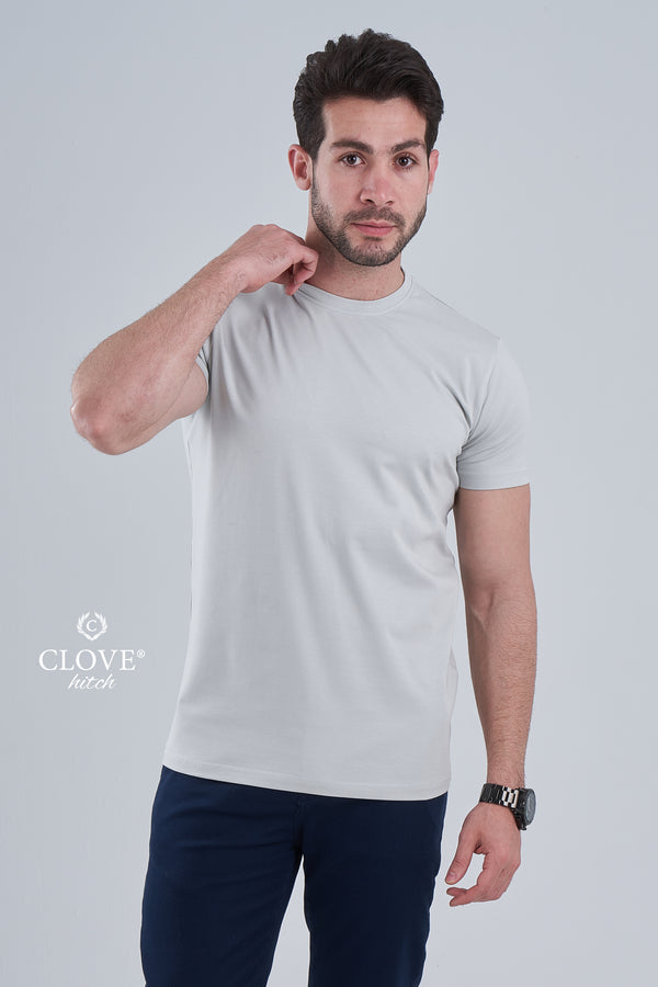 Basic Summer Tshirt - Silver