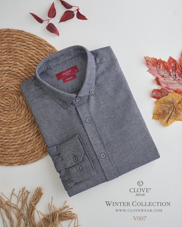 Viyella Solid Shirt - Grey