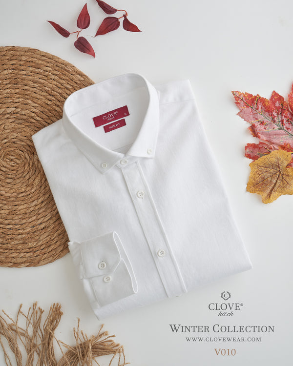 Viyella Solid Shirt - White