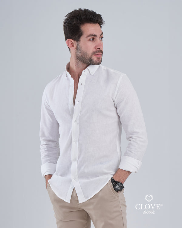 Linen Shirt - White