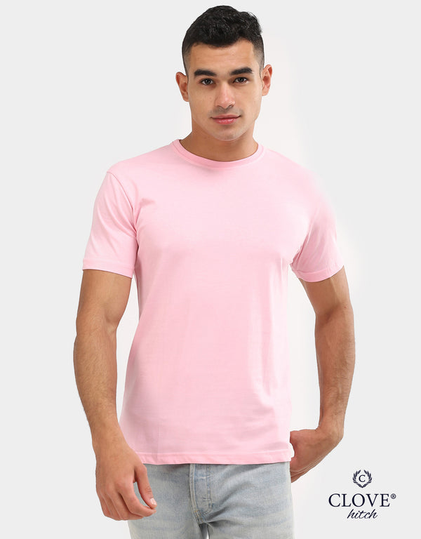 Basic Short Sleeve Tshirt - Light Rose