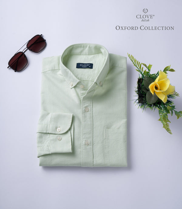 Plain Oxford Shirt - Apple