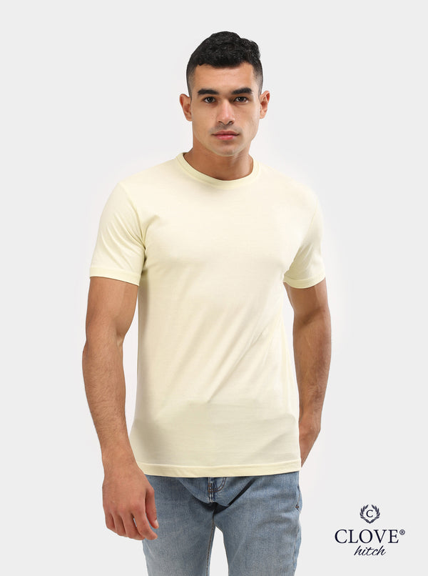 Basic Short Sleeve Tshirt - Lemon